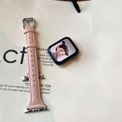 Apple Watch Ultra 49mm Kordon KRD-28 Deri Strap Kayış