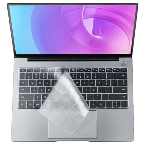 Apple Macbook 13.6′ Air 2024 M2 A2681 Patinda Klavye Koruyucu Transparan Buzlu Silikon Ped