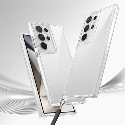 Galaxy S25 Ultra Kılıf Airbagli Takılabilir Askı Aparatlı Patinda Snap Silikon Kapak