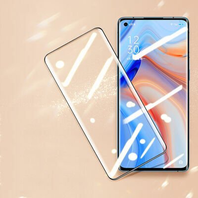 Oppo Reno 4 Pro 4G Patinda Süper Pet Ekran Koruyucu Jelatin