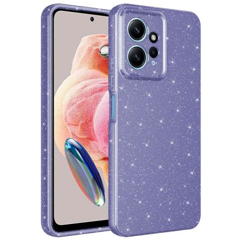 Xiaomi Redmi Note 12 4G Kılıf Kamera Korumalı Simli Lüks Patinda Koton Kapak