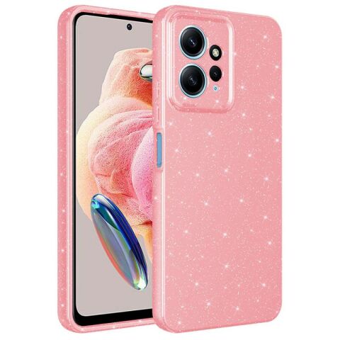 Xiaomi Redmi Note 12 4G Kılıf Kamera Korumalı Simli Lüks Patinda Koton Kapak