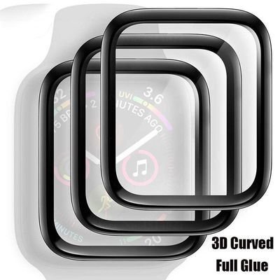 Apple Watch 38mm Patinda 3D Full Yapışkanlı Cam Ekran Koruyucu