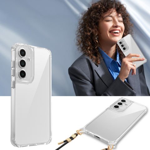 Galaxy A26 Kılıf Airbagli Takılabilir Askı Aparatlı Patinda Snap Silikon Kapak