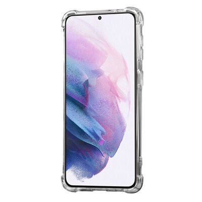 Galaxy S21 Kılıf Patinda Standlı Süper Silikon Kapak