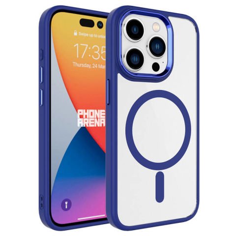 Apple iPhone 15 Pro Kılıf Wireless Şarj Özellikli Patinda Krom Magsafe Silikon Kapak