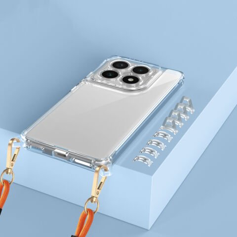 Xiaomi 14T Pro Kılıf Airbagli Takılabilir Askı Aparatlı Patinda Snap Silikon Kapak