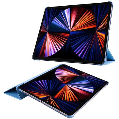 Apple iPad Pro 12.9 2022 M2 Patinda Smart Cover Standlı 1-1 Kılıf