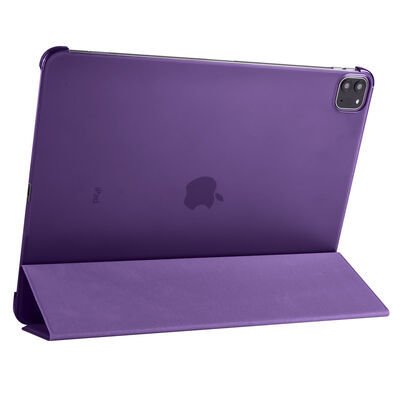 Apple iPad Pro 12.9 2022 M2 Patinda Smart Cover Standlı 1-1 Kılıf