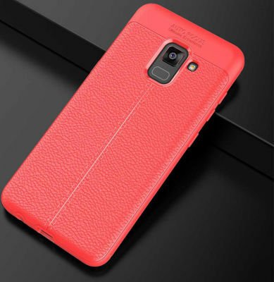 Galaxy A8 Plus 2018 Kılıf Patinda Niss Silikon Kapak