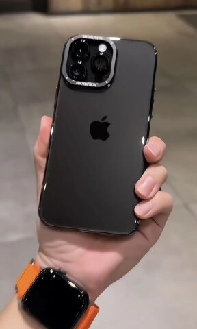 Apple iPhone 13 Pro Max Metal Çerçeve Telefon Kılıfı
