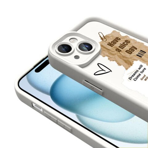 Apple iPhone 13 Kılıf Kamera Korumalı Baskılı Arka Yüzey Patinda Klas Kapak