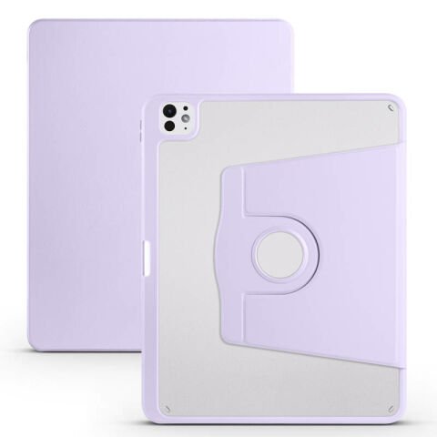 Apple iPad Pro 13 2024 Kılıf Patinda Termik Kalem Bölmeli Dönebilen Standlı Kılıf