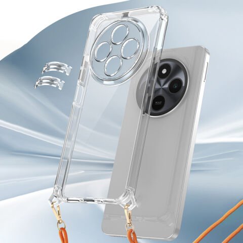 Xiaomi Redmi 14C 4G Kılıf Airbagli Takılabilir Askı Aparatlı Patinda Snap Silikon Kapak