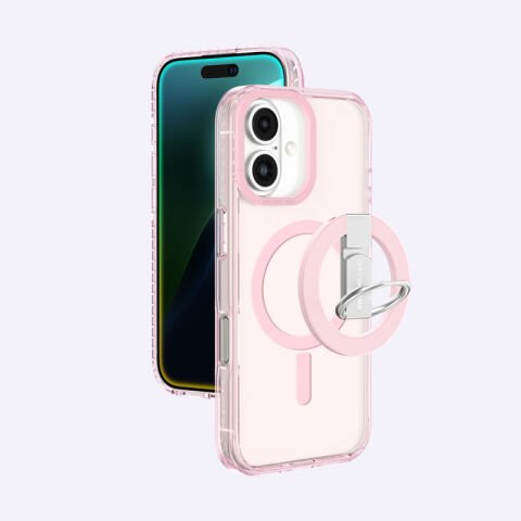 Apple iPhone 16 Plus Kılıf Magsafe Şarj Özellikli Yüzük Standlı Amazingthing Titan Pro Serisi Kapak