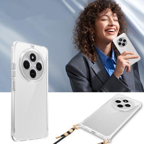 Xiaomi Redmi 14C 4G Kılıf Airbagli Takılabilir Askı Aparatlı Patinda Snap Silikon Kapak