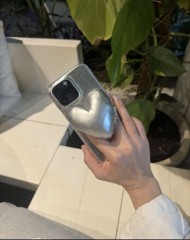 iPhone Galler Seri Kalp Silikon Kılıf