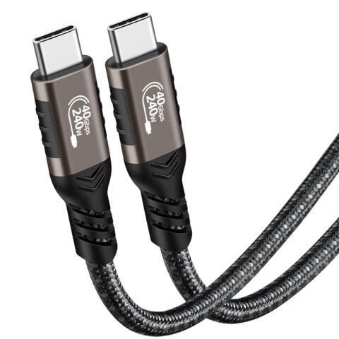 Patinda QG01 Type-C to Type-C USB4 PD Data Kablosu 240W 40Gbps 8K@60Hz 0.2 Metre