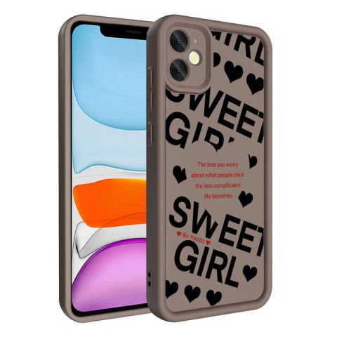 Apple iPhone 11 Kılıf Kamera Korumalı Baskılı Arka Yüzey Patinda Klas Kapak