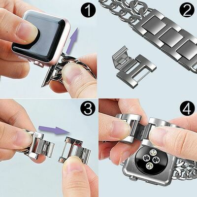 Apple Watch Ultra 49mm Kordon Cowboy Metal Strap Kayış