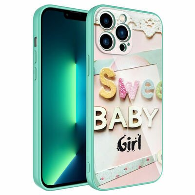 Apple iPhone 11 Pro Max Kılıf Kamera Korumalı Desenli Sert Silikon Patinda Epoksi Kapak