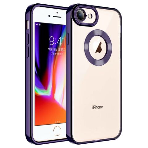 Apple iPhone 7 Kılıf Kamera Korumalı Logo Gösteren Patinda Omega Kapak