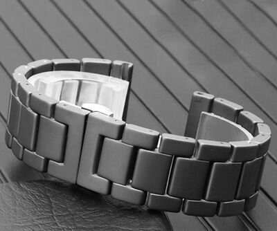 Apple Watch Ultra 49mm Kordon Mat Seramik Metal Strap Kayış