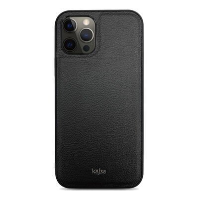 Apple iPhone 12 Pro Max Kılıf ?Kajsa Luxe Collection Hakiki Deri Kapak