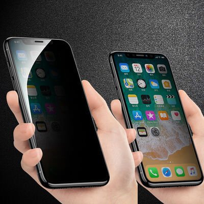 Apple iPhone 15 Plus Patinda Anti-Dust Privacy Temperli Ekran Koruyucu