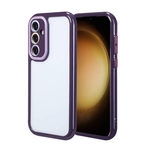 Galaxy S23 FE Kılıf Kamera Korumalı Renkli Kenar ve Çerçeve Tasarımlı Patinda Vitamin Kapak