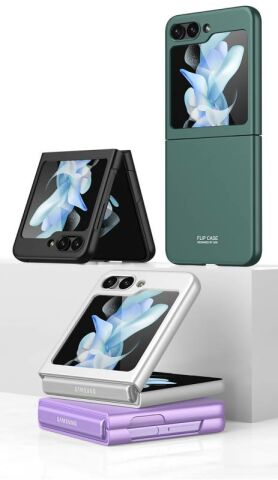 Galaxy Z Flip 5 Kılıf Patinda Sert Kıpta Kapak