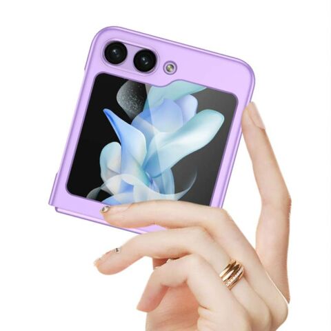 Galaxy Z Flip 5 Kılıf Patinda Sert Kıpta Kapak