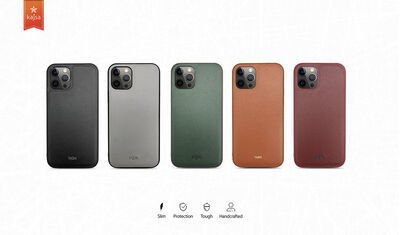 Apple iPhone 12 Pro Kılıf ?Kajsa Luxe Collection Hakiki Deri Kapak