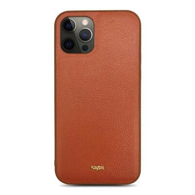 Apple iPhone 12 Pro Kılıf ?Kajsa Luxe Collection Hakiki Deri Kapak