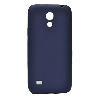 Galaxy S4 Mini Kılıf Patinda Premier Silikon Kapak Saks Mavi