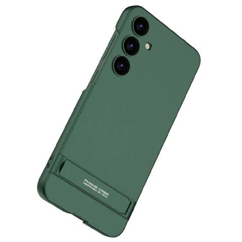 Galaxy S24 Plus Kılıf Patinda Kamera Korumalı Dikey Standlı Ays Kapak