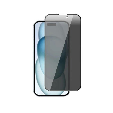 Apple iPhone 15 Pro Patinda New 5D Privacy Temperli Ekran Koruyucu