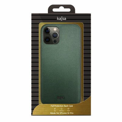 Apple iPhone 12 Kılıf ?Kajsa Luxe Collection Hakiki Deri Kapak