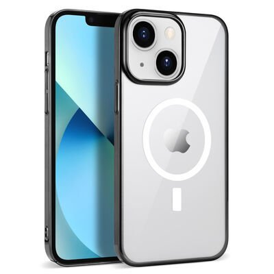 Apple iPhone 14 Plus Kılıf Patinda Wireless Şarj Özellikli Pixel Magsafe Kapak