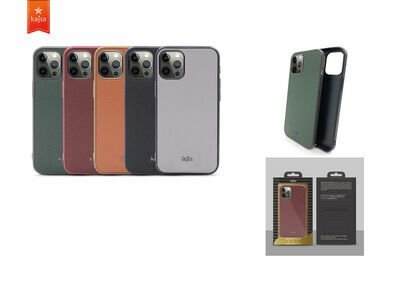 Apple iPhone 12 Kılıf ?Kajsa Luxe Collection Hakiki Deri Kapak