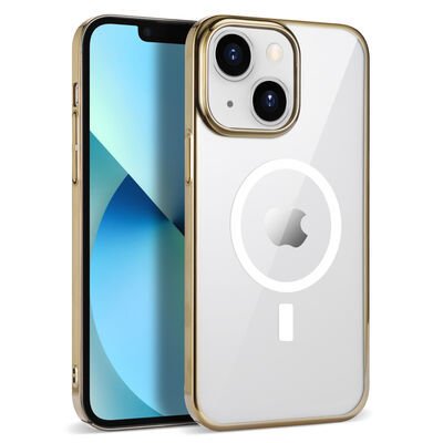Apple iPhone 14 Plus Kılıf Patinda Wireless Şarj Özellikli Pixel Magsafe Kapak