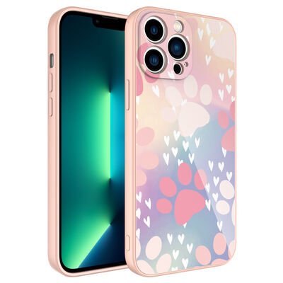 Apple iPhone 13 Pro Max Kılıf Kamera Korumalı Desenli Sert Silikon Patinda Epoksi Kapak