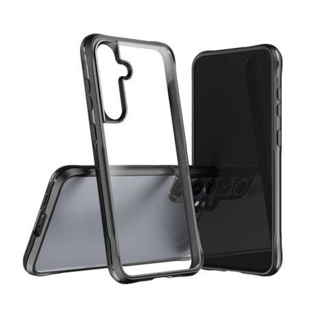 Galaxy S24 Kılıf Şeffaf Sert PC Arka Yüzey Tasarımlı Patinda Edo Kapak