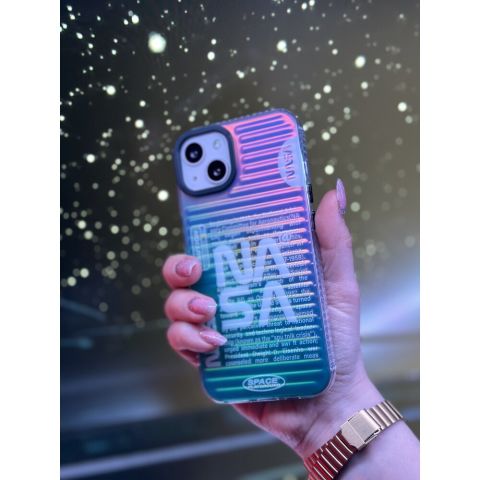İphone Galaksi Seri Hologramlı Nasa Telefon Kılıfı