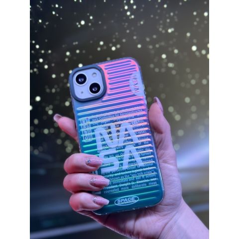İphone Galaksi Seri Hologramlı Nasa Telefon Kılıfı