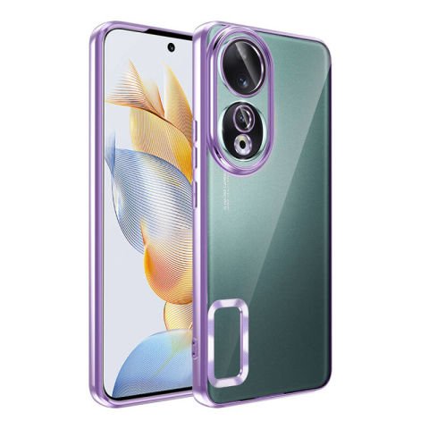 Honor 90 Kılıf Kamera Korumalı Logo Gösteren Patinda Omega Kapak