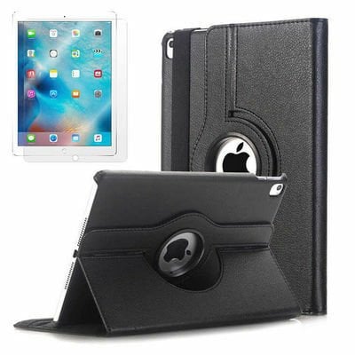 Apple iPad 9.7 2017 (5.Nesil) Patinda Dönebilen Standlı Kılıf