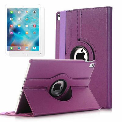 Apple iPad 9.7 2017 (5.Nesil) Patinda Dönebilen Standlı Kılıf