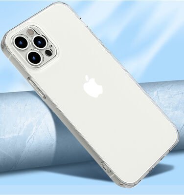 Apple iPhone 12 Pro Max Kılıf Patinda Kamera Korumalı Süper Silikon Kapak