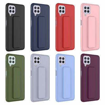 Galaxy M32 Kılıf Patinda Qstand Kapak